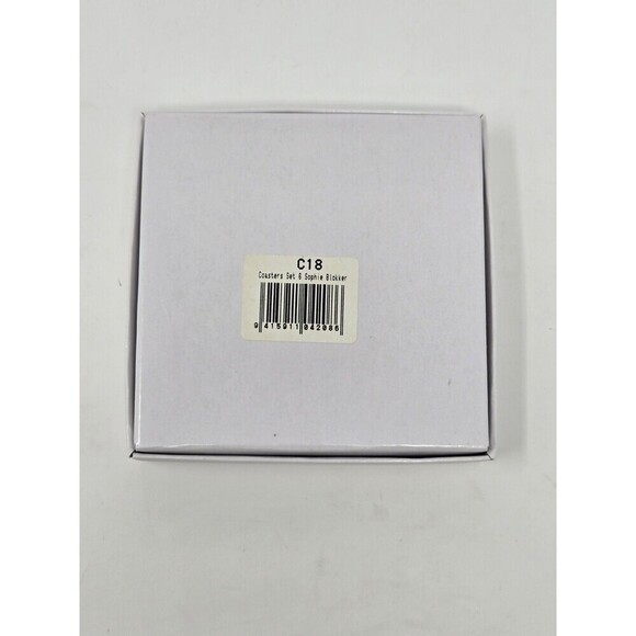 VINTAGE NEW ZEALAND BIRDS EYE VIEW COASTERS SET OF 6 SOPHIE BLOKKER ARTIST BOX - Picture 4 of 9